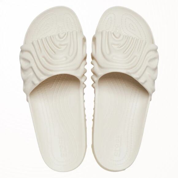 Salehe Bembury x Crocs Pollex Slide Parsnip 208685-1MC Fingerprint Design M10W12 - Picture 4 of 15